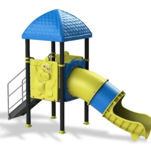 مجموعه (سرسره تونلی) تک ایستگاهه پلی اتیلنی پارکی(P1103)