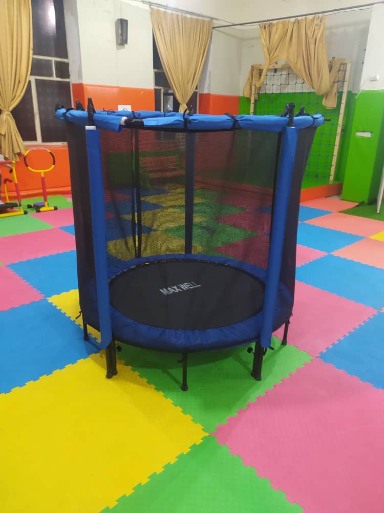 ترامپولین یکبار تاشو قطر 150 حفاظدار MAX WELL