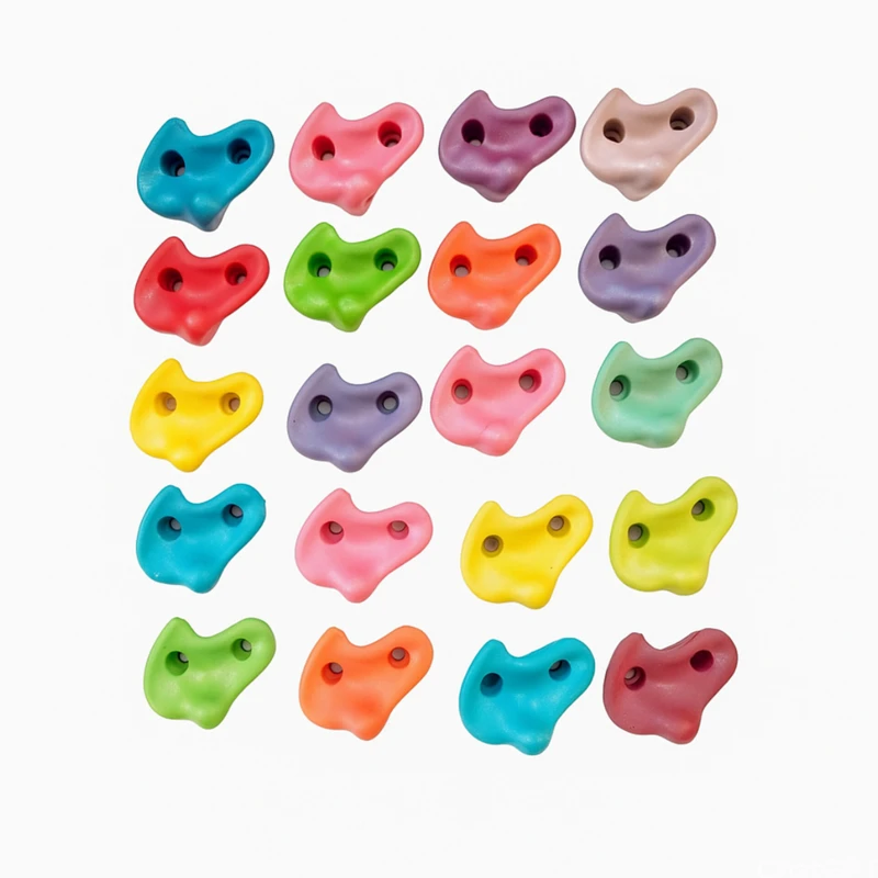 گیره صخره نوردی کودک پلاس (بسته 20عددی)